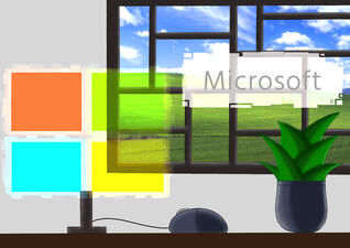 Microsoft Fan Advertisement